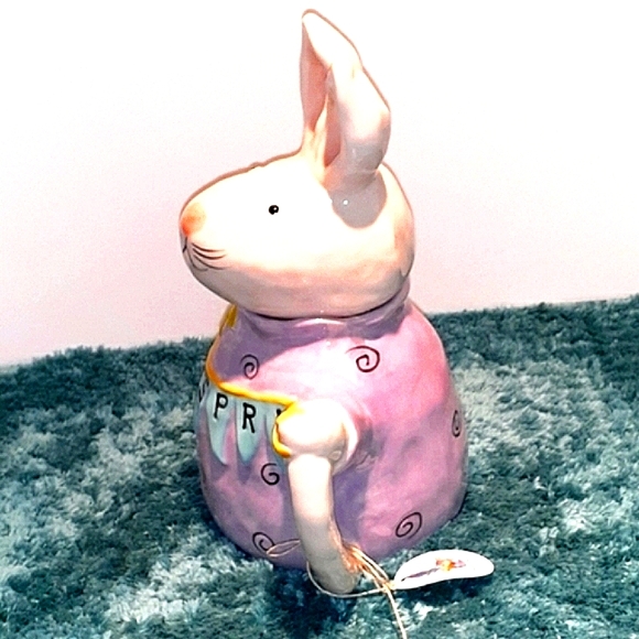 Blue Sky Clayworks Bunny Tea Pot by Heather Goldminc - Picture 3 of 8